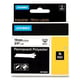 DYMO S0718220 / 18484 IND Rhino tape permanent polyester zwart op wit 19mm (origineel)