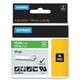 DYMO 1805414 IND Rhino tape vinyl wit op groen 12mm (origineel) | DYM1805414