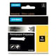 DYMO S0718200 / 18487 IND Rhino tape permanent polyester zwart op metallic 19mm (origineel)