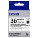 Epson LK-7TBN tape zwart op transparant 36mm (origineel) | EPSC53S657007