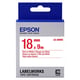 Epson LK-5WRN standard tape rood op wit 18mm (origineel) | EPSLK-5WRN