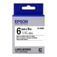 Epson LK-2WBN standard tape zwart op wit 6mm (origineel) | EPSLK-2WBN
