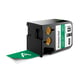 DYMO 1868784 XTL tape vinyl wit op groen 41mm (origineel) | DYM1868784