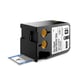 DYMO 1868718 XTL voorgesneden krimpkous tape zwart op wit 12x34mm (origineel) | DYM1868718