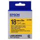 Epson LK-5YBW extra klevende tape zwart op geel 18mm (origineel) | EPSLK-5YBW
