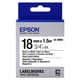Epson LK-5WB2 magnetische tape zwart op wit 18mm (origineel) | EPSLK-5WB2