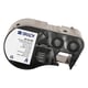 Brady M4-48-498 herpositioneerbare vinylweefsel labels zwart op wit | 25,40 mm x 19,05 mm (origineel) | BRAM4-48-498