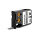 DYMO 1868801 XTL tape vinyl zwart op grijs 12mm (origineel) | DYM1868801