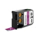 DYMO 1868792 XTL tape vinyl wit op paars 19mm (origineel) | DYM1868792