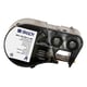 Brady M4C-750-595-YL-BK tape vinyl zwart op geel | 19,05 mm x 7,62 m (origineel) | BRAM4C-750-595-YL-BK