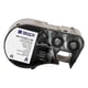 Brady M4C-375-595-YL-BK tape vinyl zwart op geel | 9,53 mm x 7,62 m (origineel) | BRAM4C-375-595-YL-BK