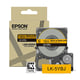 Epson LK-5YBJ matte tape zwart op geel 18 mm (origineel) | EPSLK-5YBJ