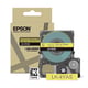 Epson LK-4YAS tape grijs op geel 12 mm (origineel) | EPSLK-4YAS