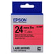 Epson LK-6RBP tape zwart op pastel rood 24mm (origineel) | EPSLK-6RBP