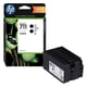 HP 711 (P2V31A) inktcartridge zwart 2 stuks (origineel)