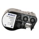 Brady M4C-1000-595-BK-WT vinyl labels wit op zwart | 25,40 mm x 7,62 m (origineel) | BRAM4C-1000-595-BK-WT
