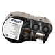 Brady M4C-1000-595-YL-BK tape vinyl zwart op geel | 25,4 mm x 7,62 m (origineel) | BRAM4C-1000-595-YL-BK