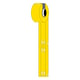 Brady M6-10x60-7598-YL polyurethaan tags geel | 10 mm x 60 mm (origineel) | BRAM6-10X60-7598-YL