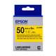 Epson LK-9YBP tape zwart op pastel geel 50 mm (origineel) | EPSC53S659002