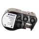 Brady M4C-1000-595-CL-BK tape vinyl zwart op transparant | 25,4 mm x 6,1 m (origineel) | BRAM4C-1000-595-CL-BK