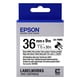 Epson LK-7WBC kabeltape zwart op wit 36mm (origineel) | EPSC53S657902