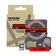 Epson LK-4RBF tape zwart op fluorescerend rood 12 mm (origineel) | EPSLK-4RBF
