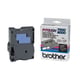 Brother TX-345 tape wit op zwart 18mm x 15m (origineel) | BROTX345