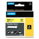 DYMO S0718090 / 18491 IND Rhino tape flexibel nylon zwart op geel 19mm (origineel)