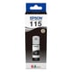 Epson 115 inktfles pigment zwart (origineel) | EPSC13T07C14A