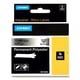 DYMO S0718180 / 18466 IND Rhino tape permanent polyester zwart op metallic 12mm (origineel)