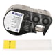 Brady M4-53-427-YL gelamineerde vinyl labels | geel op transparant | 25,4 mm x 102 mm | BRAM4-53-427-YL