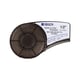 Brady M21-500-430-WT-CL tape polyester | wit op transparant | 12,7mm x 6,40m | BRAM21-500-430-WT-CL