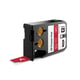 DYMO 1868762 XTL tape vinyl wit op rood 19mm (origineel) | DYM1868762