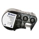 Brady M4C-500-595-CL-WT tape vinyl wit op transparant | 12,7 mm x 6,1 m (origineel) | BRAM4C-500-595-CL-WT
