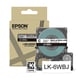 Epson LK-6WBJ matte tape zwart op wit 24 mm (origineel) | EPSC53S672064