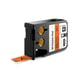 DYMO 1868767 XTL tape vinyl zwart op oranje 19mm (origineel) | DYM1868767