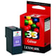 Lexmark 18C0033E nr. 33 inktcartridge kleur (origineel) | LEX18C0033E