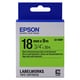 Epson LK-5GBF tape zwart op fluorescerend groen 18mm (origineel) | EPSLK-5GBF