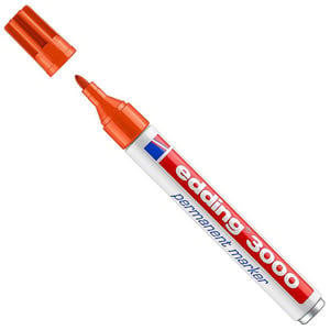 Edding 3000 permanent marker / oranje / ronde punt / 1,5 - 3 mm
