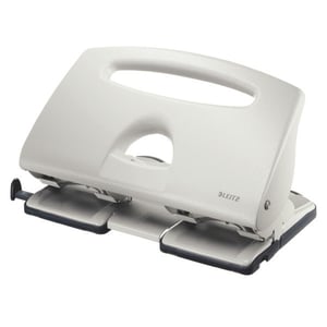 Leitz 5132 perforator / staal & aluminium / grijs / 4-gaats / tot 40 vel / 1 stuk