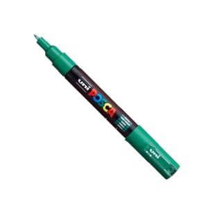 POSCA PC-1MC verfmarker / donkergroen / conische punt / 0,7 - 1 mm
