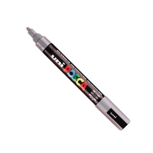 POSCA PC-5M verfmarker / grijs / ronde punt / 1,8 - 2,5 mm