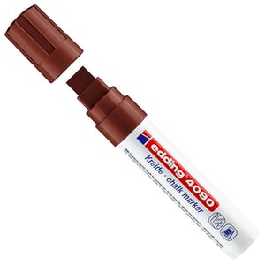 Edding 4090 krijtmarker / bruin / schuine punt / 4-15mm