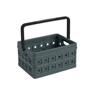 Sunware Square vouwkrat / antraciet & zwart / kunststof / 24 liter