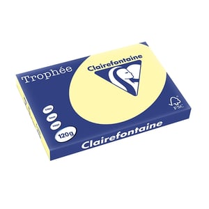 Clairefontaine papier / geel / A3 / 120 gr. / 250 vel