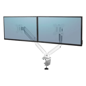 Fellowes 8056501 Platinum Series monitorarm | 2 monitoren | tot 32 inch | zilver | tot 8 kilo
