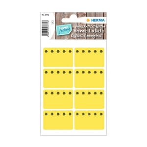 Herma 3771 diepvriesetiketten / 26 x 40 mm / fluorgeel / 48 etiketten