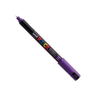 POSCA PC-1MR verfmarker / paars / ronde punt / 0,7 mm