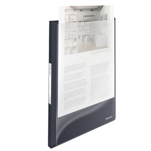 Esselte Vivida panorama showalbum / A4 / polypropyleen / zwart / 20 hoezen