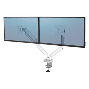 Fellowes 8056301 Platinum Series monitorarm / 2 monitoren / tot 32 inch / wit / tot 8 kilo